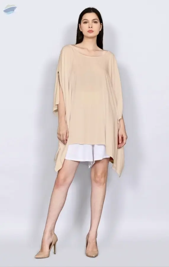 Nyla Poncho With Button