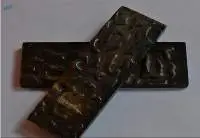 Buffalo Horn Jigged Shape Knife Handle Scale