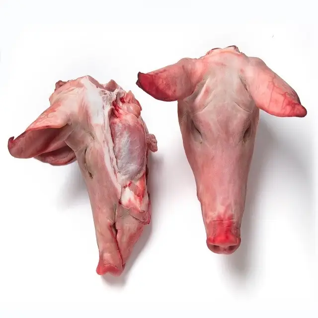 Frozen pork head