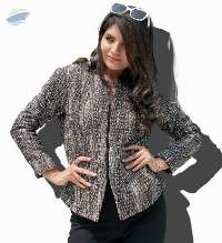 Jute Cotton Blend Jacket