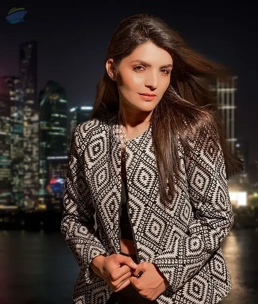 Jacket With A Diamond Pattern