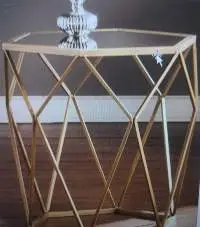 Furnitire - Iron Glass Table- Aes-f001