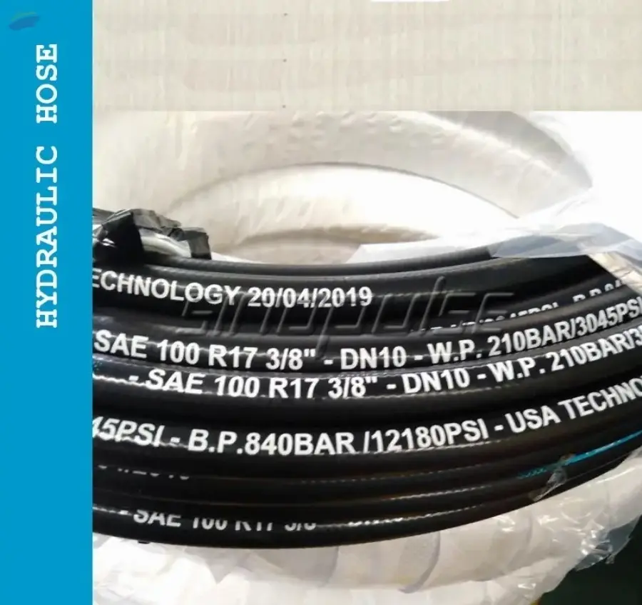 MORE FLEXIBLE HYDRAULIC HOSE SAE100 R17