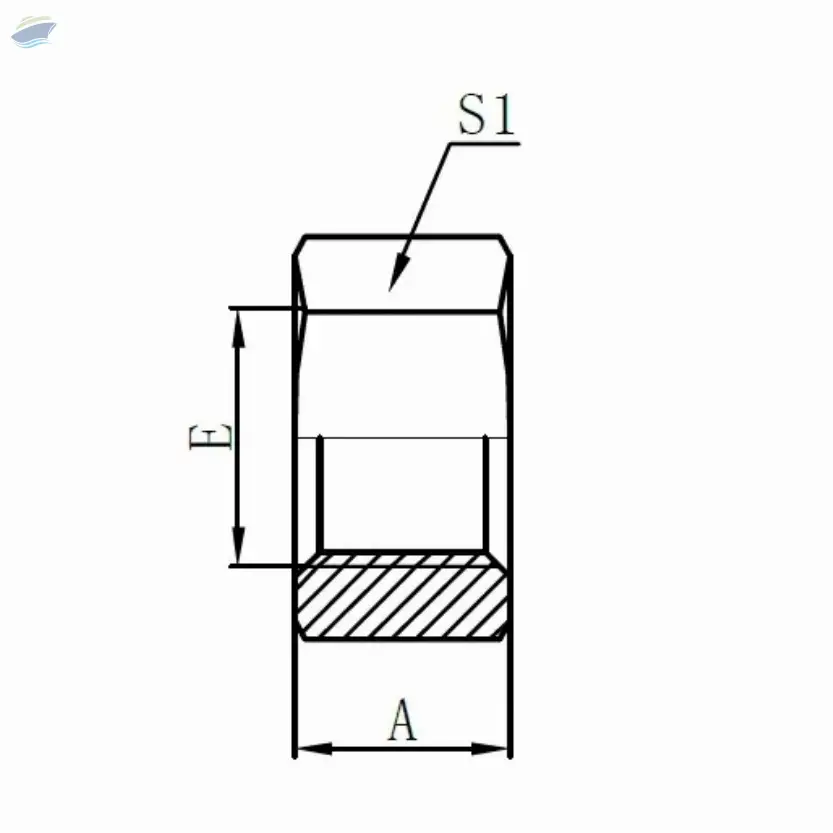 8B- BSP Lock Nut