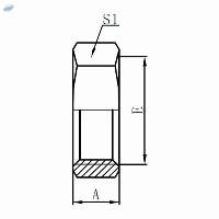 8C-Metric Lock Nut