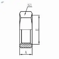 8C-Metric Lock Nut