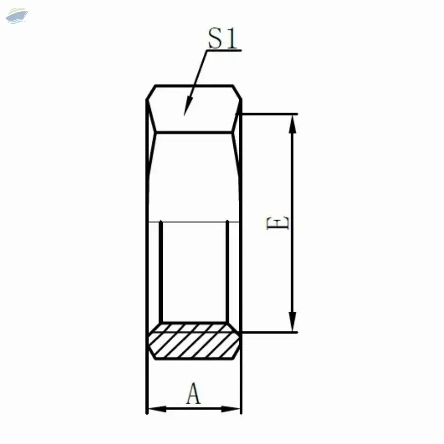 8C-Metric Lock Nut