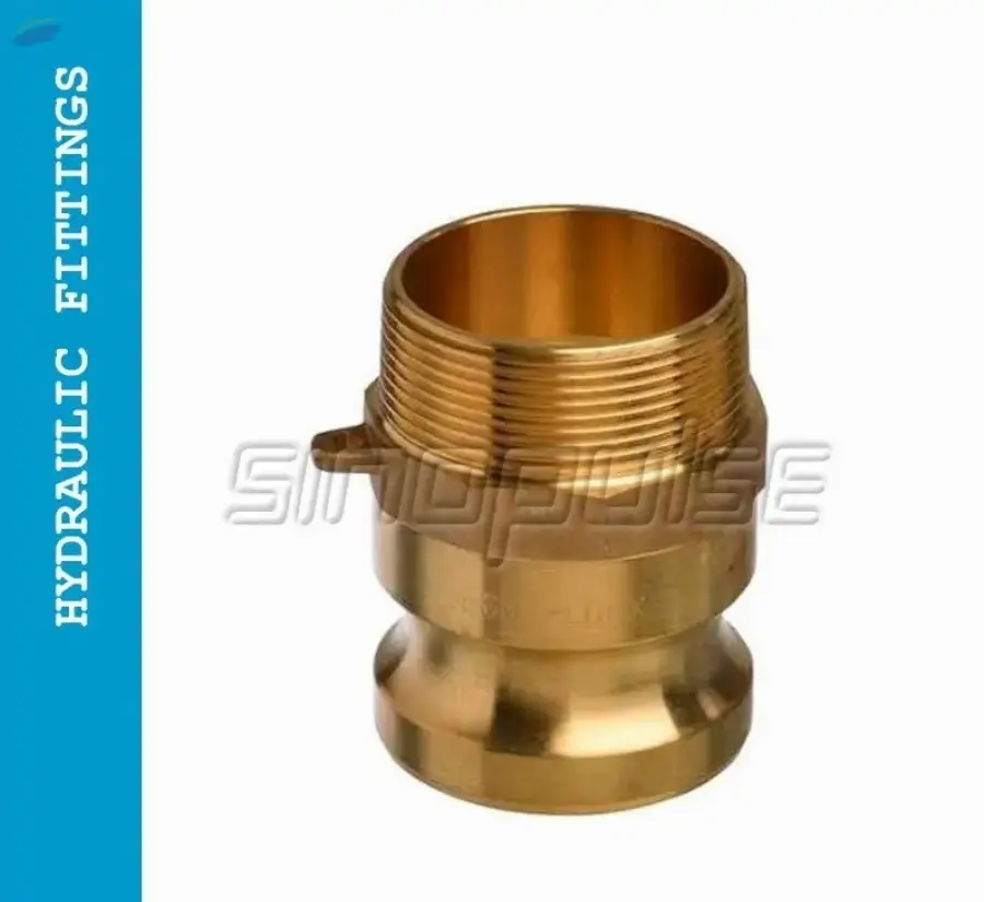 Brass Camlock Coupling Type F Male Grooved