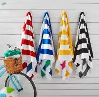 Cabana Striped Beach Terry Towel