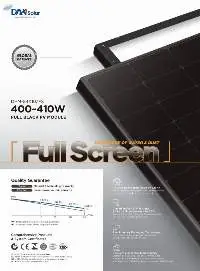 DAH Solar DHM-54X10/FS 410W Frameless Mono 410W
