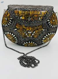 Metal Clutch Bags - ASQCB-01
