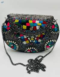 Metal Clutch Bags - ASQCB-02