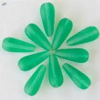 Frosted Glass Beads