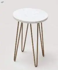 Marble Tall Plant Stand