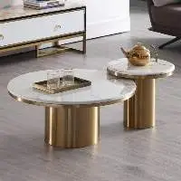 White Marble Round Table Top