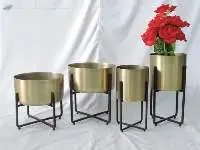 Metal Flower Vases