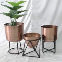 Metal Flower Vases