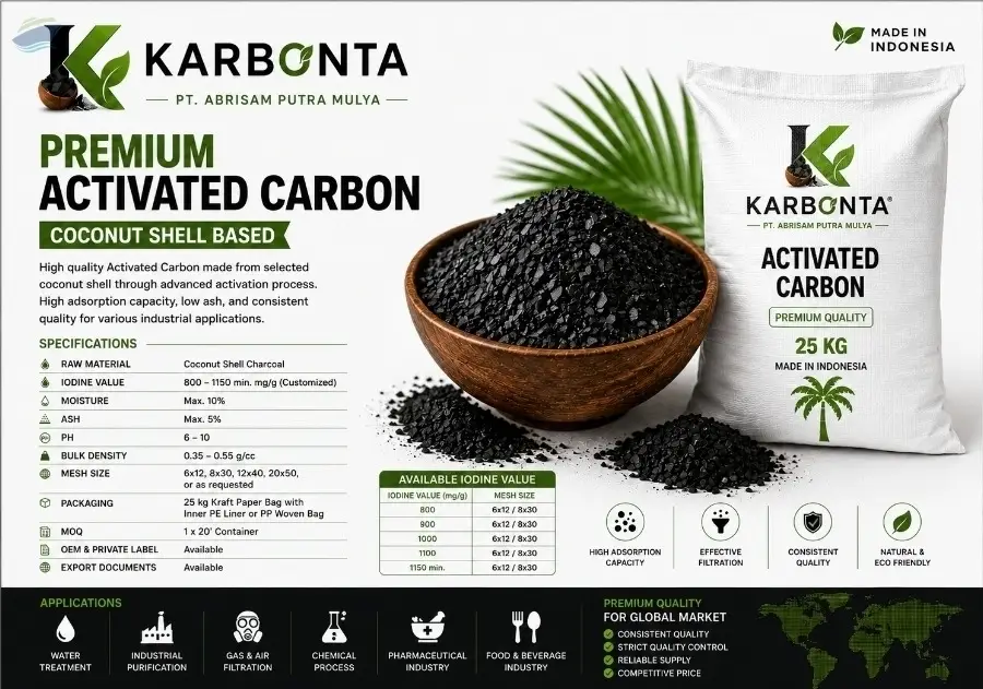 Premium Grade Indonesian Activated Carbon