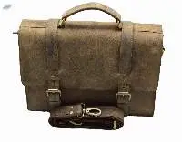 Genuine Hunter Leather Office Laptop Bag