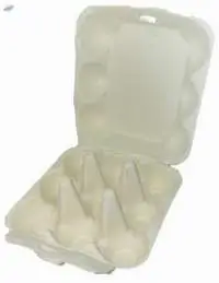 9 Pcs Fiber Pulp Molded Egg Box