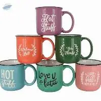 Ceramic Coffee Mug With Silk Screen Logo