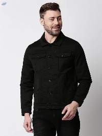 Killer Men's Lean Fit Solid Black Jackets
