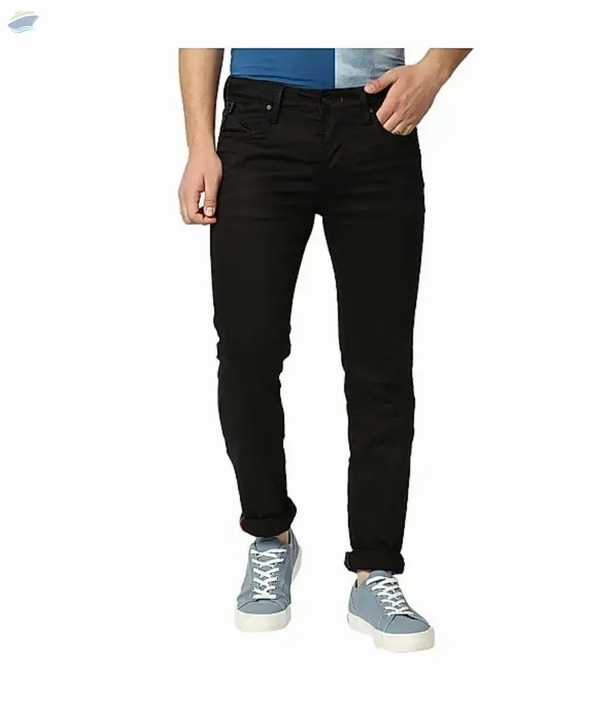 Killer Men's Jet Black Solid Skinny Fit Jeans