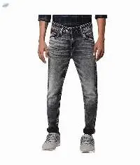 Killer Men's Mid Black Slim Fit Solid Jeans
