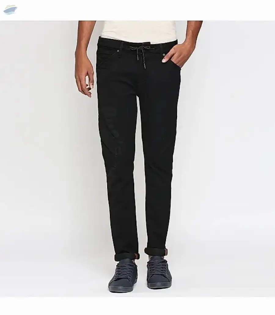 Killer Men's Mid Black Solid Jeans