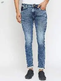 Killer Men's Mid Blue Slim Fit Casual Jeans
