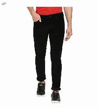 Killer Men's Jet Black Slim Fit Solid Pants