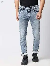 Killer Men's Light Indigo Cotton Blend Jeans