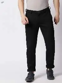 Killer Men's Navy Slim Fit Solid Trousers