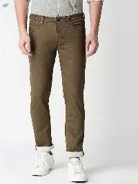 Killer Men's Coffee Cotton Blend Pants
