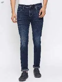 Killer Men's Dark Blue Slim Fit Casual Jeans