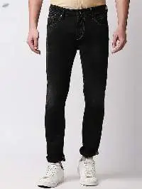 Killer Men's Slim Fit Black Knit Jeans