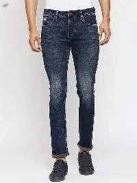 Killer Men's Mid Blue Slim Fit Casual Jeans