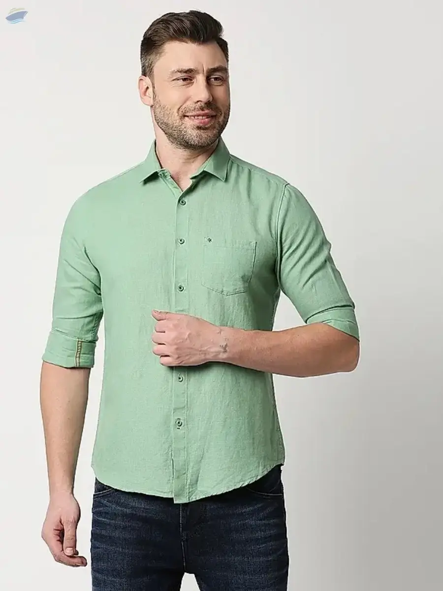 KILLER MEN'S SLIM FIT PISTA PLAIN SOLID SHIRTS