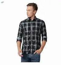 Killer Men's Black Slender Fit Shirts