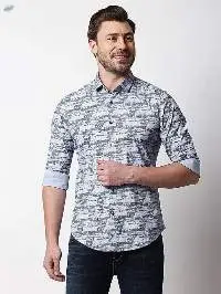 Killer Men's Sky Slender Fit Printed Shirts