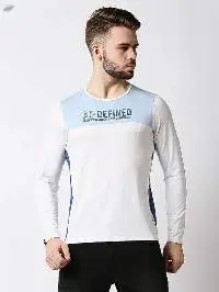 Killer Men's Slim Fit Sky Lycra Print T-shirts