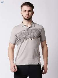 Killer Men's Slim Fit Grey Lycra T-shirts