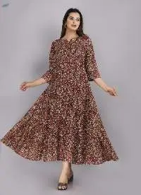 Sanganer Print Gown