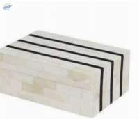 Bone Box With Black Resin Streak DCI(B)00460