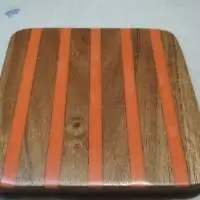 Resin And Wooden Coaster