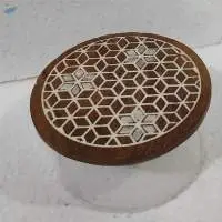MOP Inlay Round Box