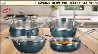 Hawkins Olive Pro Tri-ply Stainless Sets