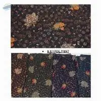 B.S.Y Foil Print Polyester Fabric