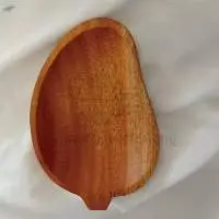 Wooden Leaf Shaped Tray