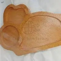 Wooden Rabbit Shaped Plate